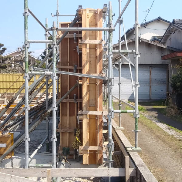 姶良の家 型枠