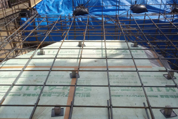 下竜尾町の家 基礎配筋